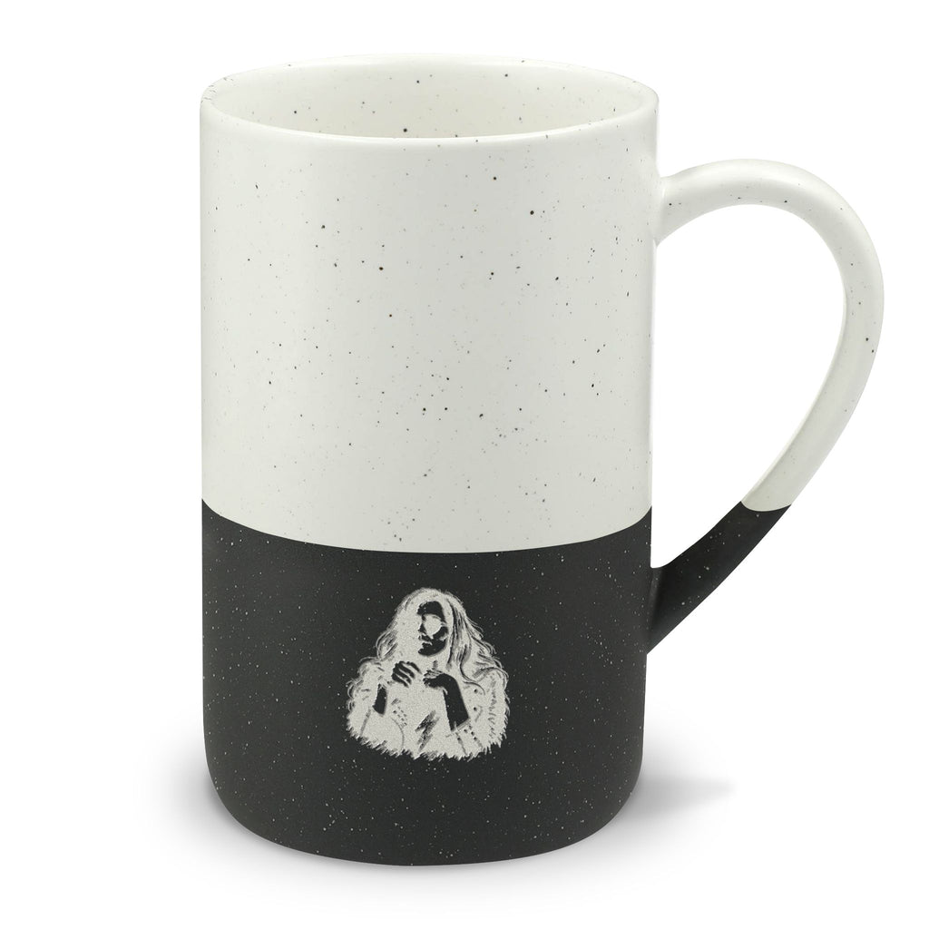 ספל קרמיקה מנוקד 13oz עם חריטה אישית — דוגמה לעיצוב אישי