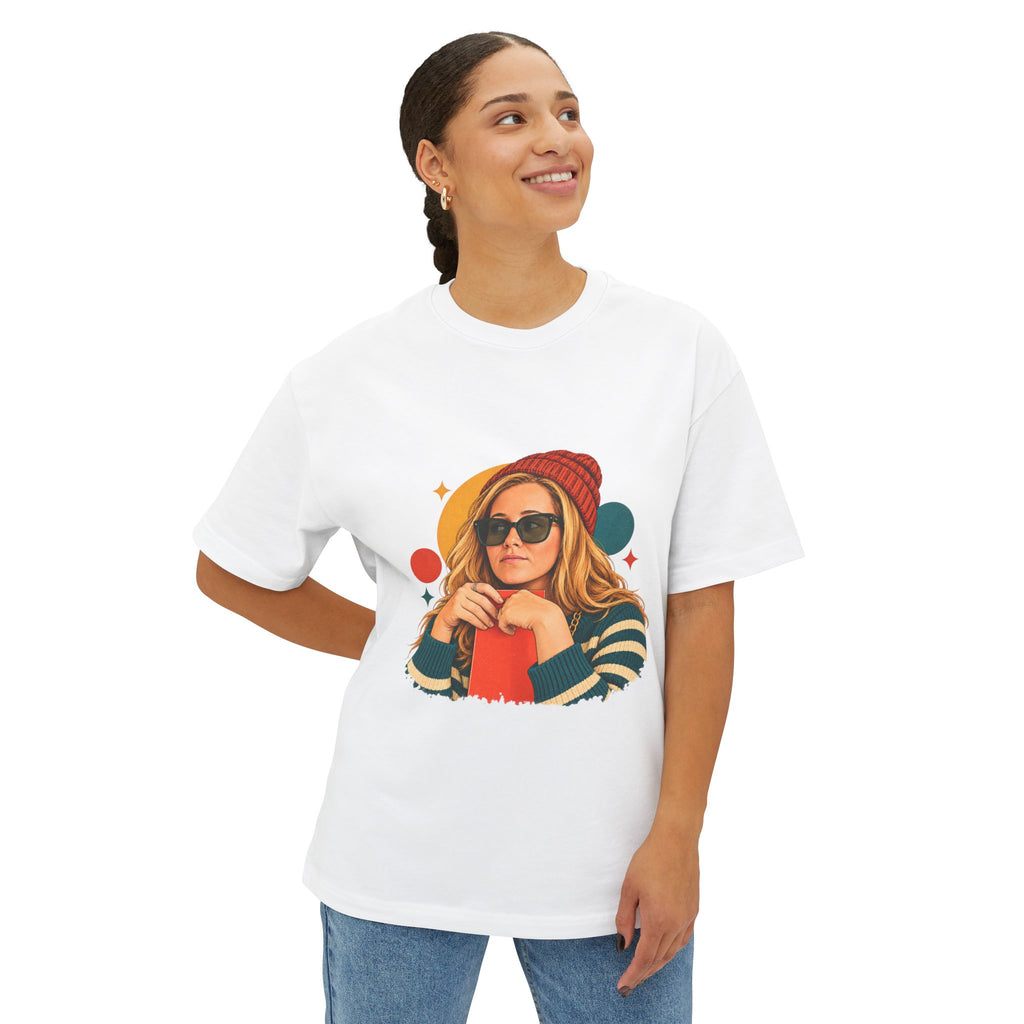חולצת אוברסייז עם איור אישי