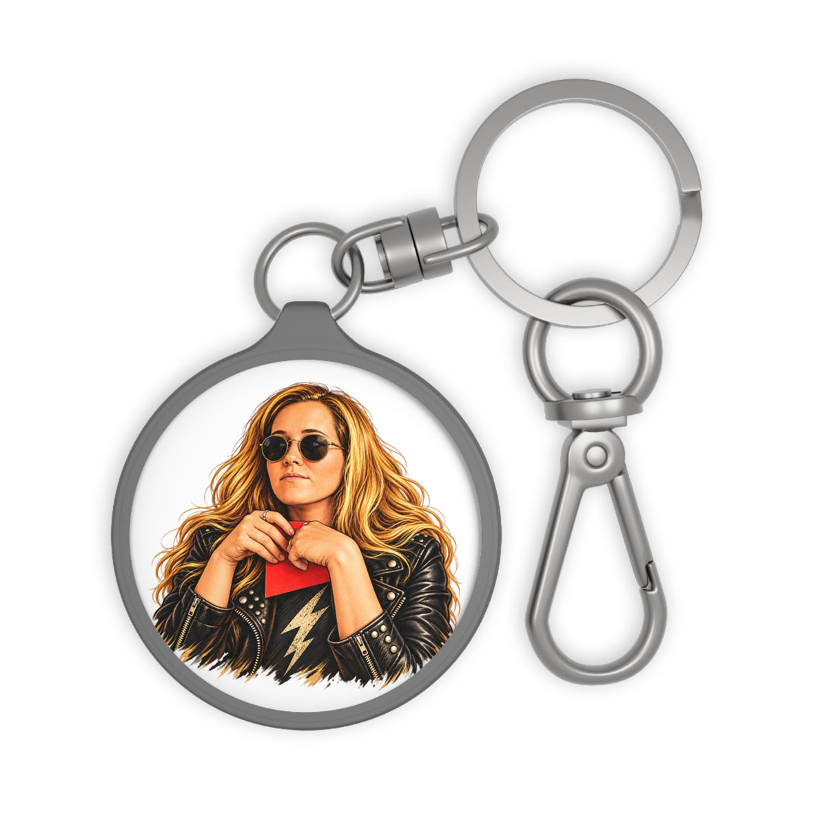 מחזיק מפתחות עם איור אישי