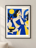 כחול חתוך — תמונה לבית — framed — minimal-room-v3