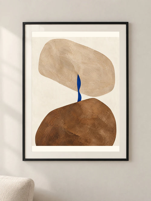 איזון בחול — תמונה לבית — framed — minimal-room-v3