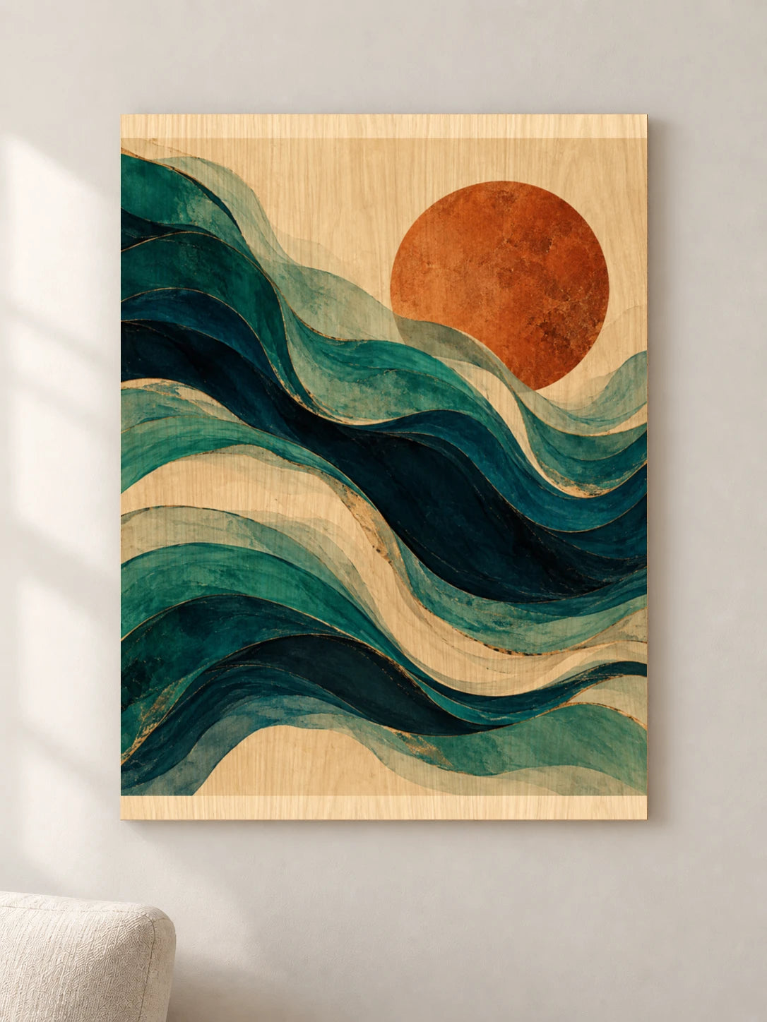 קצב של גלים — תמונה לבית — wood — minimal-room-v3