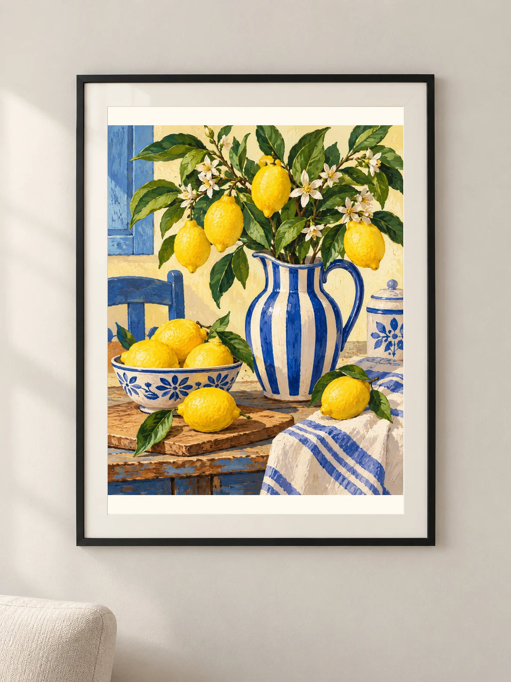 לימונים במטבח — תמונה לבית — framed — minimal-room-v3