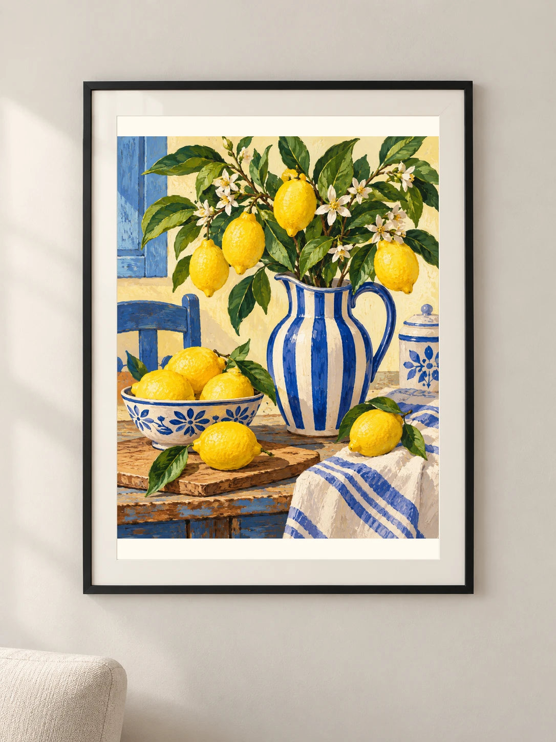 לימונים במטבח — תמונה לבית — framed — minimal-room-v3