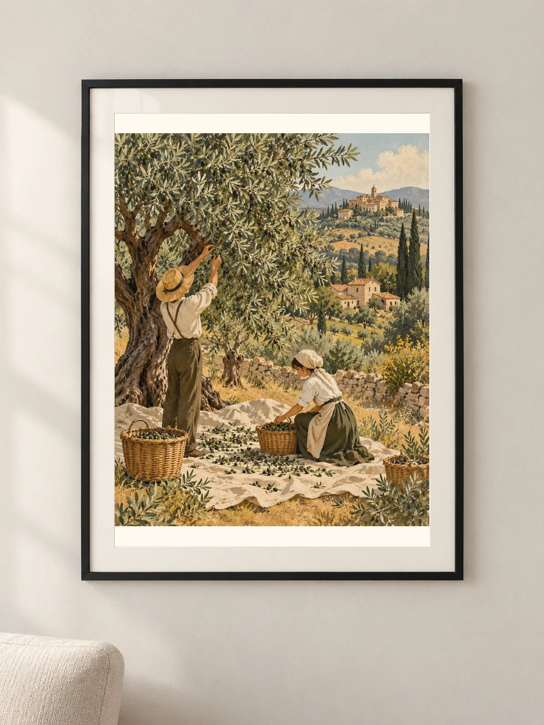 זמן מסיק — תמונה לבית — framed — minimal-room-v3