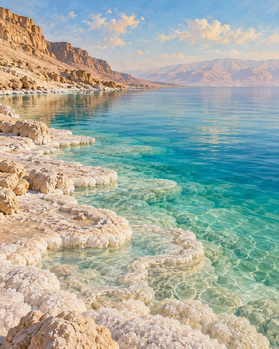 אור על ים המלח — האיור המלא
