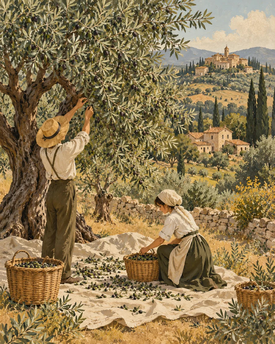 זמן מסיק — האיור המלא