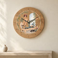 שעון עץ — פרידה בפילאטיס — room — oak-clock-room-v1