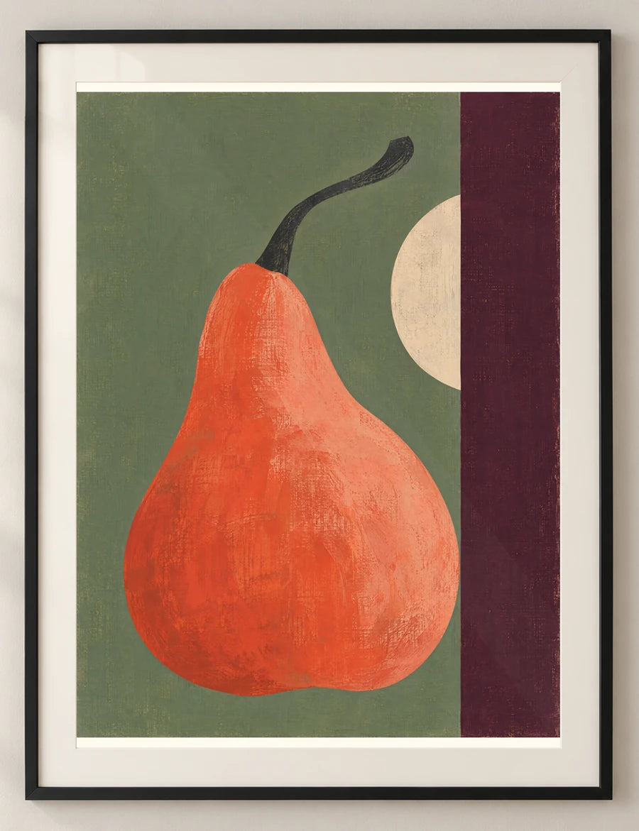 האובייקט והצבע שלכם — פוסטר גרפי מקורי — framed-detail — minimal-room-v3