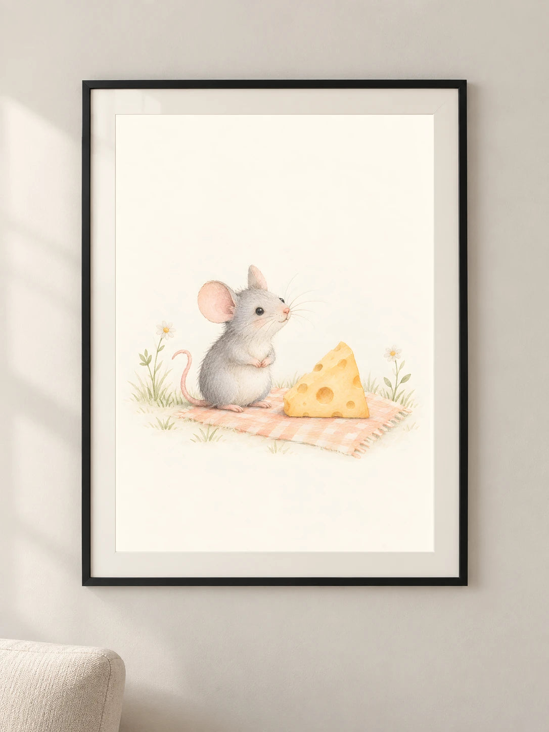 עכברון ופיקניק — framed — minimal-room-v3