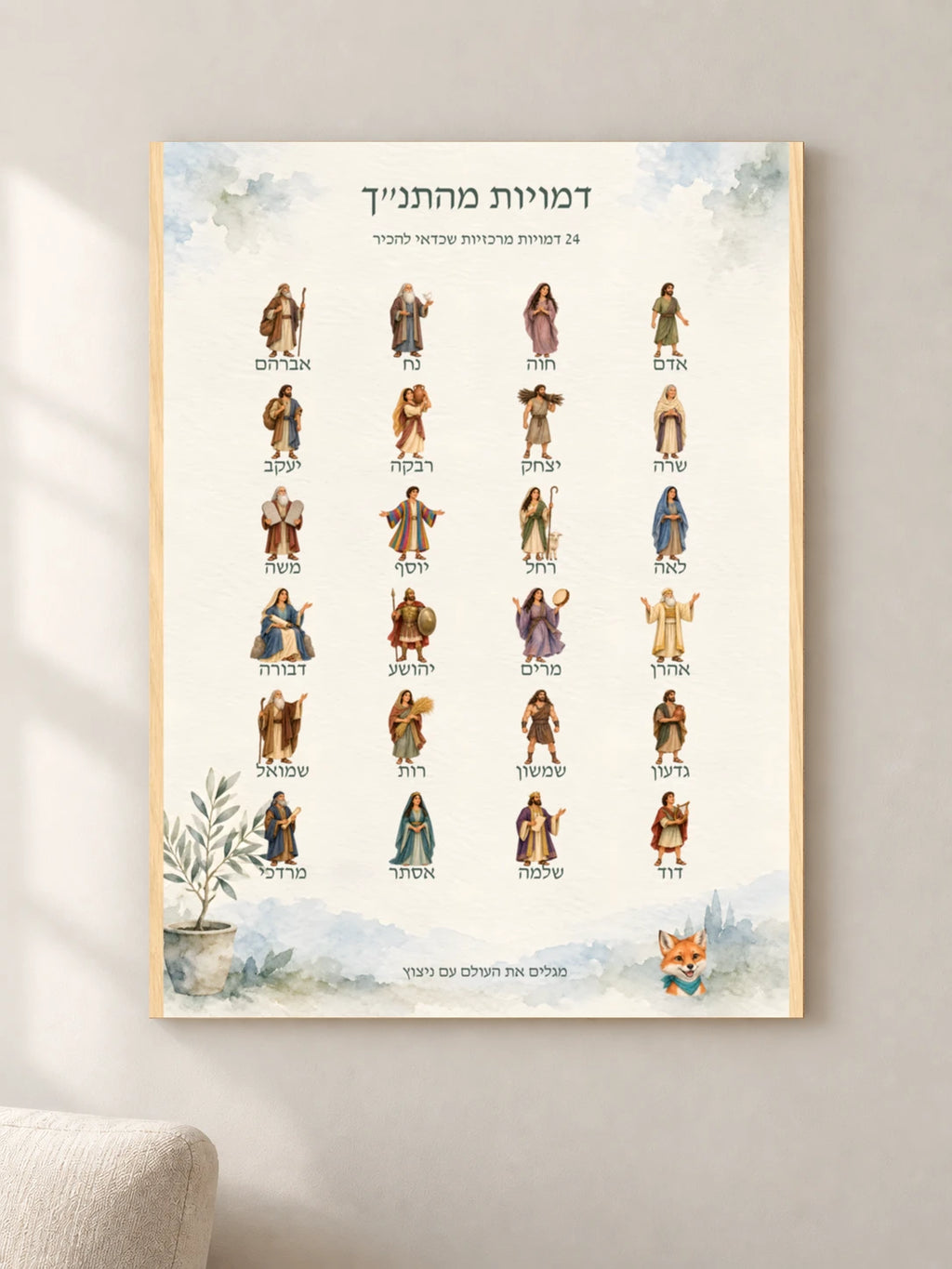 דמויות מהתנ״ך — wood — minimal-room-v3