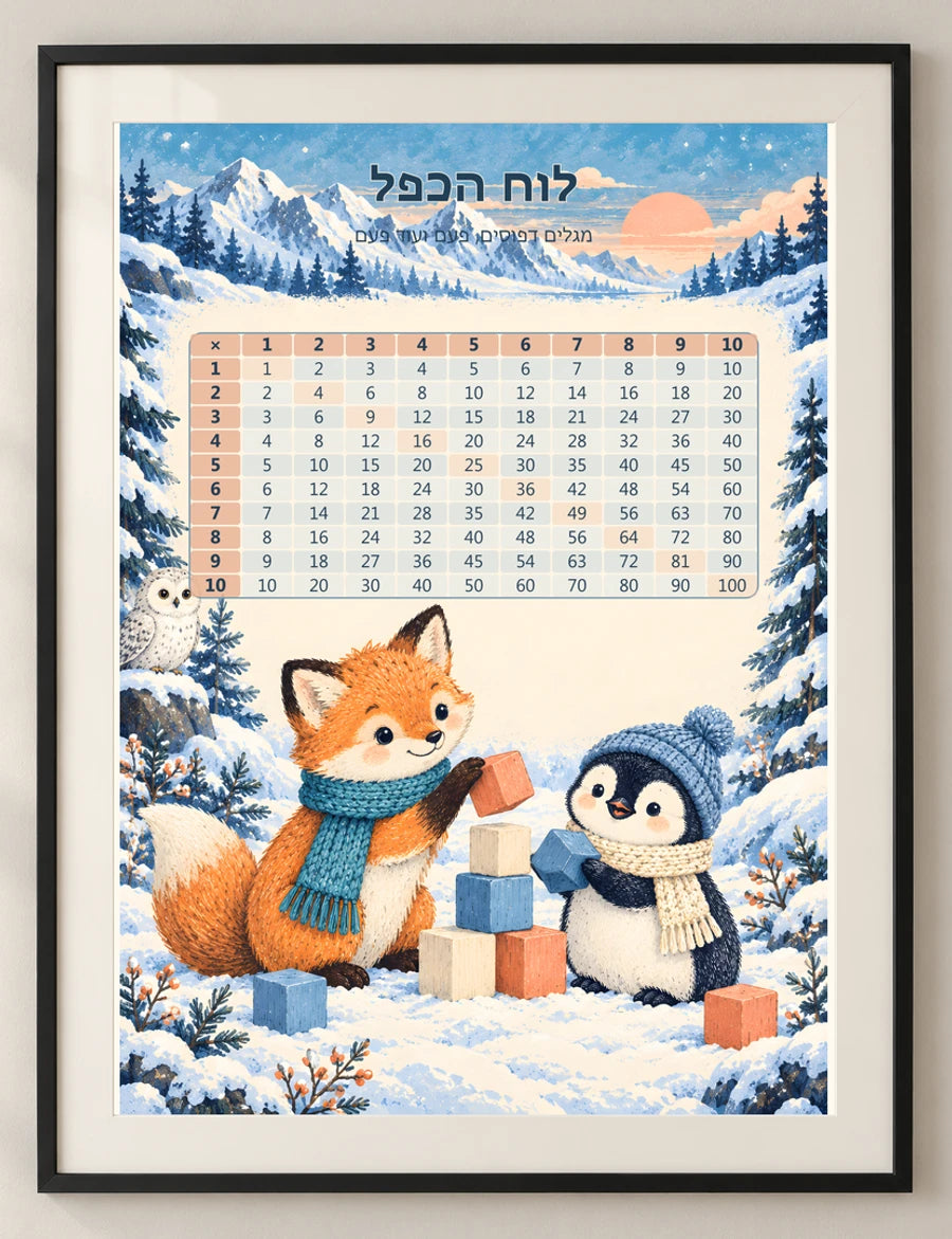 לוח הכפל — משחקים בשלג — detail — minimal-room-v3