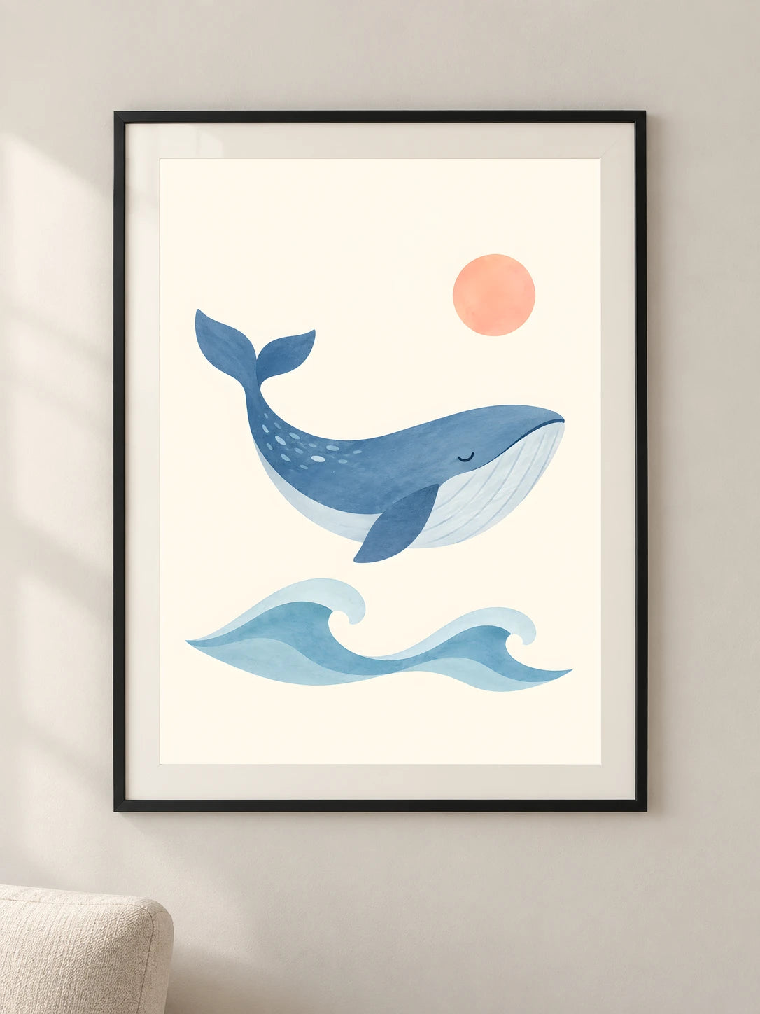לווייתן של חלומות — framed — minimal-room-v3