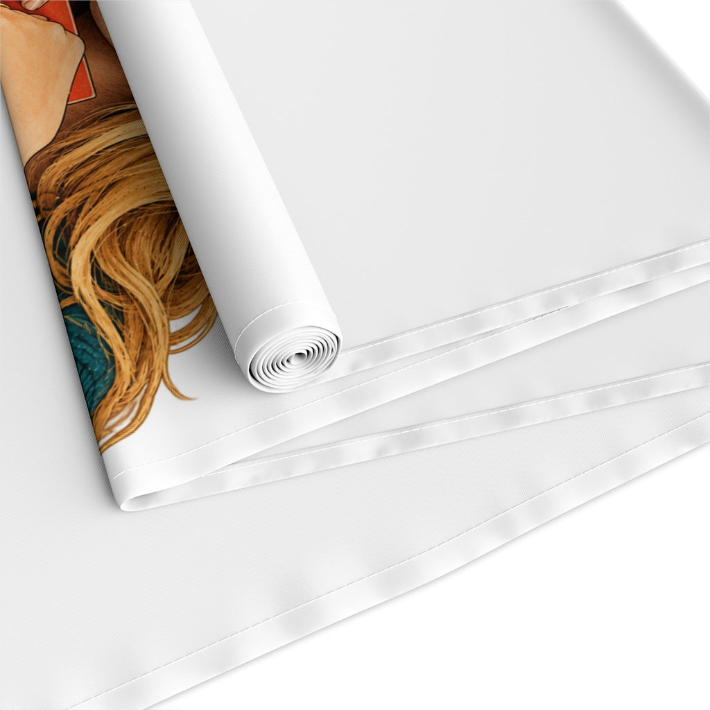 ראנר לשולחן בעיצוב אישי — תקריב של המוצר